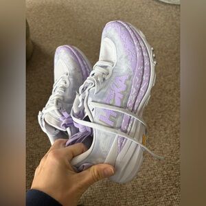 HOKA Speedgoat Women's Lavender & White Running Sneakers